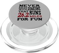 Non scherzare mai con qualcuno che corre 26,2 miglia per divertimento PopSockets PopGrip per MagSafe