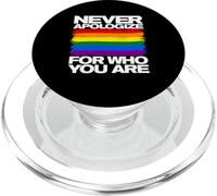 Non Scusarti Mai Per Chi Sei Rainbow Pride Lgbtq Gay PopSockets PopGrip per MagSafe