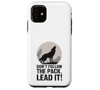 Non seguire il branco Lead It Wolf Custodia per iPhone 11