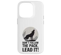 Non seguire il branco Lead It Wolf Custodia per iPhone 14 Pro