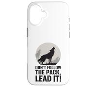 Non seguire il branco Lead It Wolf Custodia per iPhone 16