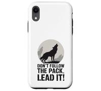 Non seguire il branco Lead It Wolf Custodia per iPhone XR