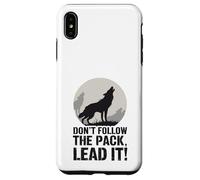 Non seguire il branco Lead It Wolf Custodia per iPhone XS Max