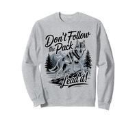 Non seguire il branco Lead It Wolf Felpa