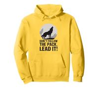 Non seguire il branco Lead It Wolf Felpa con Cappuccio
