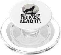 Non seguire il branco Lead It Wolf PopSockets PopGrip per MagSafe
