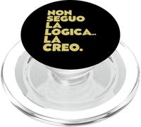 Non Seguo La Logica La Creo Umorismo Da Ufficio PopSockets PopGrip per MagSafe