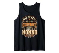 Non Sembro Troppo Giovane per Essere Un Nonno Divertente Canotta