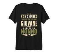 Non Sembro Troppo Giovane per Essere Un Nonno Divertente Maglietta Premium