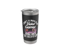 Non sempre gioco ai videogiochi I Gioco I Giocatore Bicchiere termico in acciaio inox doppia parete
