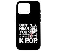 NON SENTIRTI STO ASCOLTO K POP Panda Boba Kpop Custodia per iPhone 16 Pro