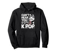Non SENTIRTI STO ASCOLTO K Pop Panda Boba KPOP Felpa con Cappuccio