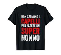 Non Servono I Capelli per Essere Un Super Nonno 2026 Vintage Maglietta