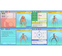 Non-Shiny Deoxys Tutti Formes Pacchetto Pokemon Brillante Diamante Perla Bdsp