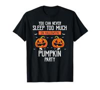 Non Si Dorme Mai Troppo A Halloween con Zucche Maglietta