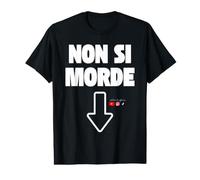 Non Si morde Maglietta con Stampa Grafica Economica