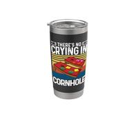 Non Si Piange Nei Sacchi Da Cornhole Tavola Da Cornhole Bicchiere termico in acciaio inox doppia parete
