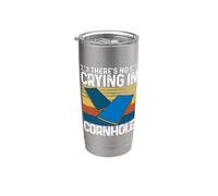 Non Si Piange Nei Sacchi Da Cornhole Tavola Da Cornhole Bicchiere termico in acciaio inox doppia parete