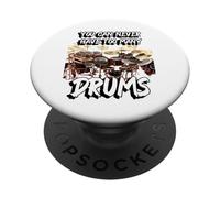 Non si può mai avere troppi Drums | Drummer Drum PopSockets PopGrip Adesivo