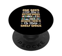 Non si smette di comprare libri perché non c'è più Shel PopSockets PopGrip Adesivo