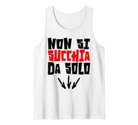 Non Si Succhia da Solo Design Divertente Canotta