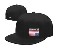 Non Siamo Ok USA Bandiera Trucker Cappello Moda Visiera Piatta Tesa Regolabile Baseball Caps