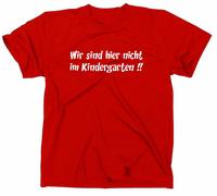 Non Siamo Qui Nel Giocattolo Divertente T-Shirt Funshirt Educatore Asilo Scuola