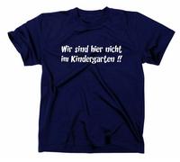 Non Siamo Qui Nel Giocattolo Divertente T-Shirt Funshirt Educatore Asilo Scuola