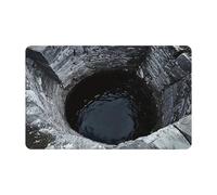 Non-Slip 3D Rug - Optical Illusion Doormat, 3D Hole Floor Mat for Indoor, Outdoor, Doorway, Bathroom, Kitchen, Home, Bedroom, Living Room, Playroom, Porch, Entrance, Bath, Stair Zone | Soft Texture