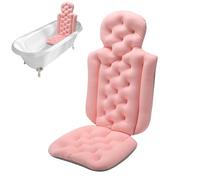 Non-Slip Bath Pillow, Relaxation Tub Cushion, 24.41x15.35x12.6 Inches Spa Bath Pillow with Soft Foam Design, Baths Cushion with Sturdy Build, Home Accessory for Women and Men