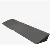 Non-Slip Doorway Threshold Ramp - 1 Inch to 2 Inch Rise, High Load Rubber Wheelchair Ramp for Easy Access(50 * 16 * 6cm)