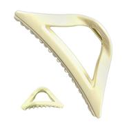 Non Slip Hair Clips, Triangular Silicone Claw, 11.5x4.8cm/4.53x1.89 inches Ergonomic Design, Stylish Firm Grip, (1 Piece), for Daily Party Sports School Casual Use Silicones 40g