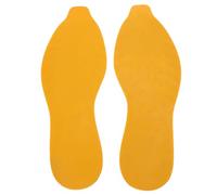 Non Slip Rubber Shoe Soles V Pattern Replacement Full Sole Protector Wear Resistant Scratch Proof for Basketball Sports Shoes Size 41 44 1 Pair (Yellow)