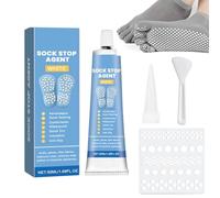 Non-Slip Sock Adhesive - Anti-Slip Soft Glue For Waterproof Fabric, Quick-Drying 50ml Solution With Strong Grip, Anti-Slip Sock Stopper For Wool Socks And Diy Home Projects