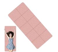 Non-Slip Yoga Mat, 6mm Portable Exercise Pad for Meditation and Stretching, Lightweight Fitness Mat for Home Workouts, Travel, Outdoor Use, and Daily Floor Training, 1 Piece