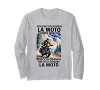 Non smetti di Guidare la môt Quando invecchi invecchi Quando Maglia a Manica