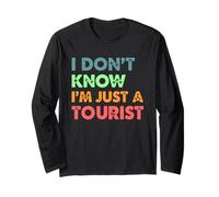 Non so di essere solo un viaggiatore turistico Scherzo divertente sui viaggiatori Maglia a Manica