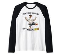 Non so di Te ma Mi Sento 20x2 Oca Divertente Maglia con Maniche Raglan