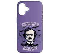 Non soffro di follia, Edgar Allan Poe, Letteratura Custodia per iPhone 16