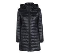 Non Solo Moda Giubbotto donna lungo modello 100grammi con cappuccio