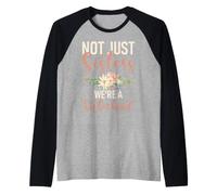 Non Solo Sorelle Siamo Una Sorella Sorella Maglia con Maniche Raglan