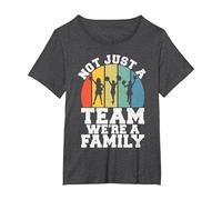 Non Solo Una Squadra, Siamo Una Cheerleader familiare Maglietta, Donna Plus-Size, Grigio Scuro, 5X