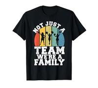 Non Solo Una Squadra, Siamo Una Cheerleader familiare Maglietta, Uomo, Nero, L