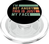 Non sono arrabbiato, questa è solo la mia faccia PopSockets PopGrip per MagSafe