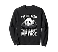 Non Sono Arrabbiato, Questo è Solo Il Mio Viso Panda Mood Felpa