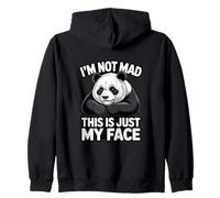 Non Sono Arrabbiato, Questo è Solo Il Mio Viso Panda Mood Felpa con Cappuccio