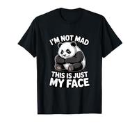 Non Sono Arrabbiato, Questo è Solo Il Mio Viso Panda Mood Maglietta