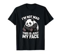 Non Sono Arrabbiato, Questo è Solo Il Mio Viso Panda Mood Maglietta
