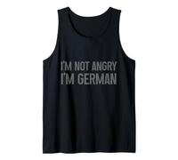 Non sono arrabbiato Sono tedesco Funny Germany Canotta