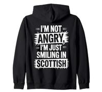 Non Sono Arrabbiato, STO Solo Sorridendo nelle Barzellette Felpa con Cappuccio